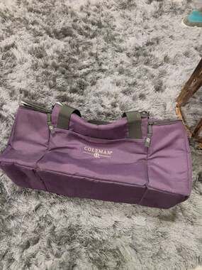 Coleman Purple Insulated Soft Sided Cooler Bag with Adjustable Shoulder Strap